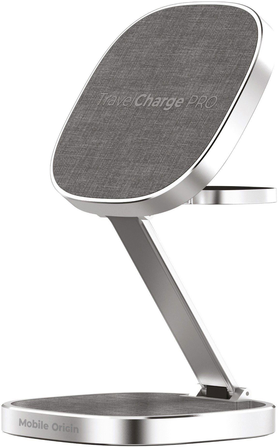 Nabíjecí stojánek Mobile Origin TravelCharge PRO Silver