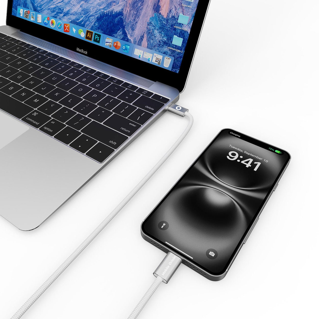 Mobile Origin 60W UltraSlim USB-C to USB-C Cable 1 m CB11