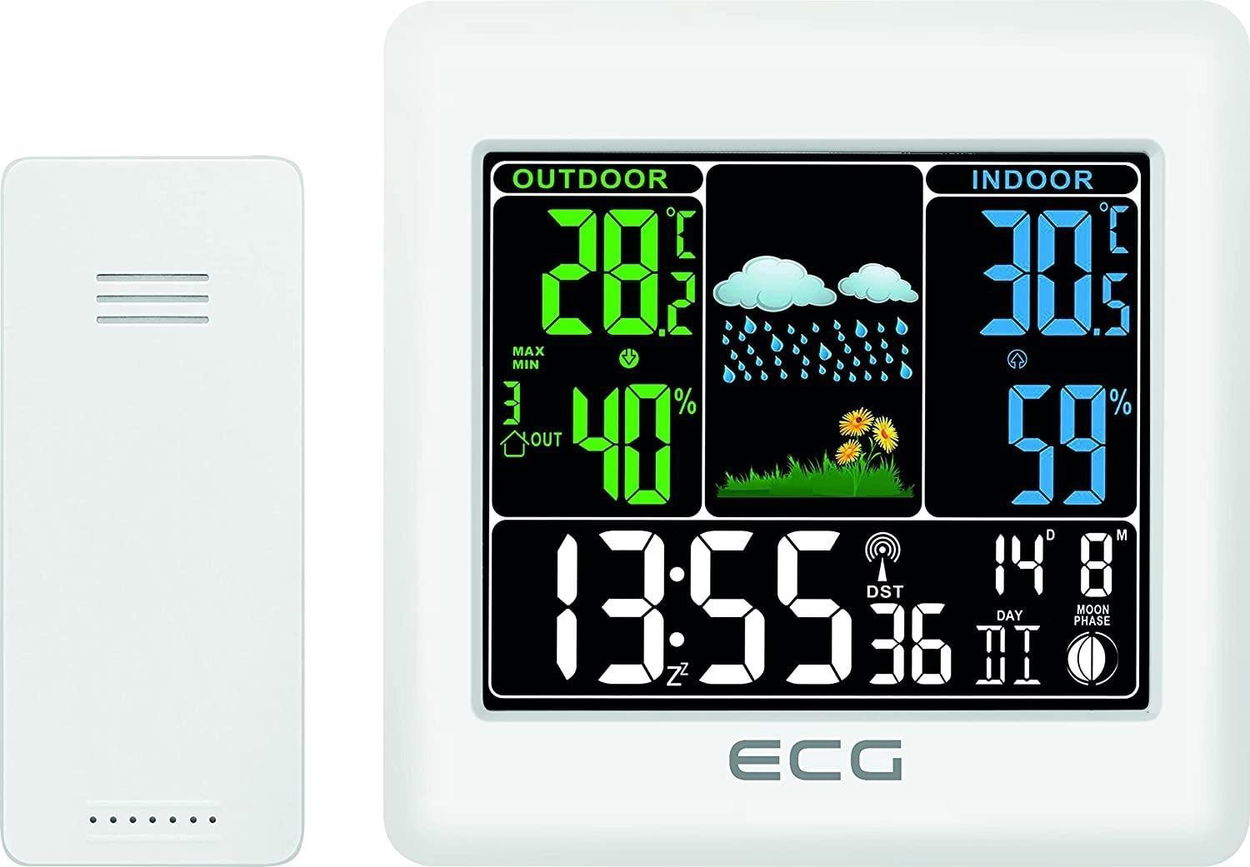 Meteostanice ECG MS 300 White