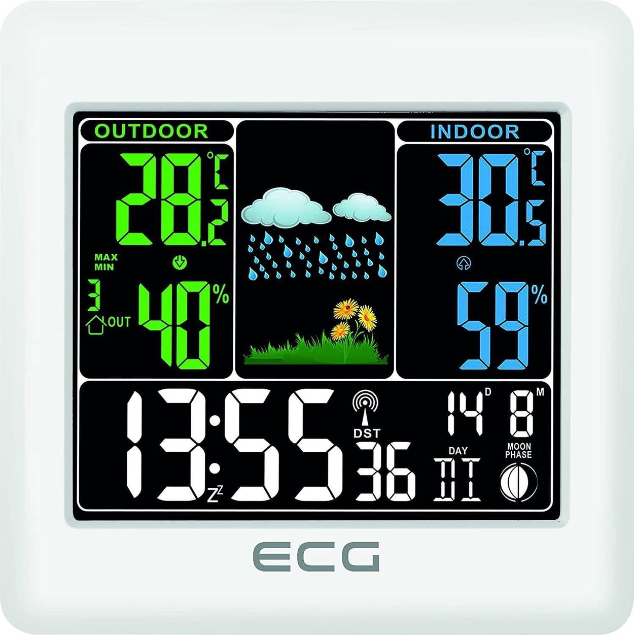 Meteostanice ECG MS 300 White