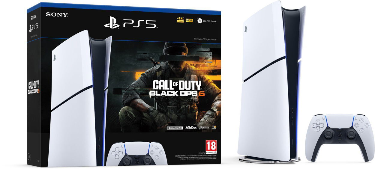 Herní konzole PlayStation 5 (Slim) Digital Edition + Call of Duty: Black Ops 6