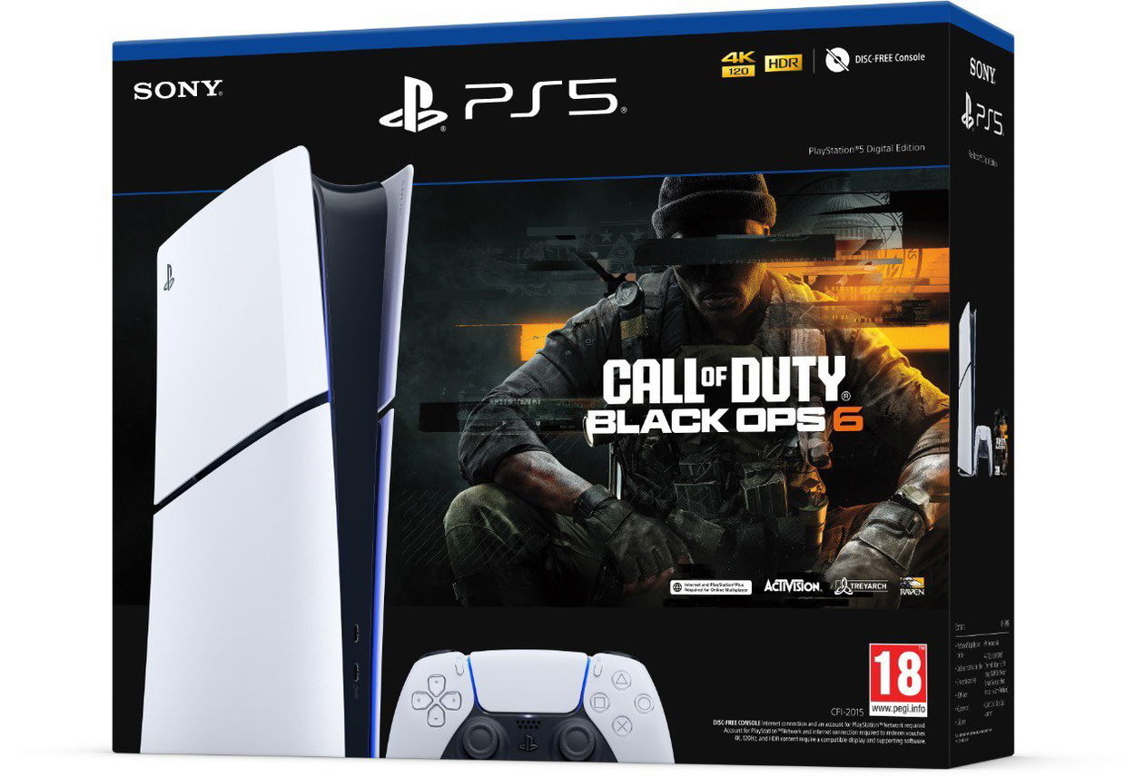 Herní konzole PlayStation 5 (Slim) Digital Edition + Call of Duty: Black Ops 6