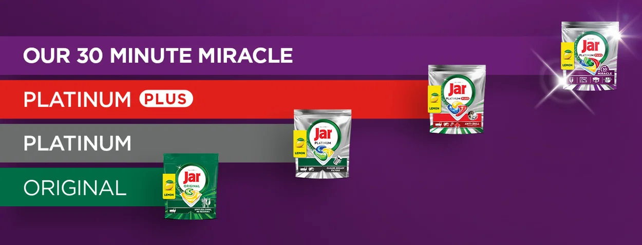 JAR Platinum Plus Lemon mosogatógép kapszula