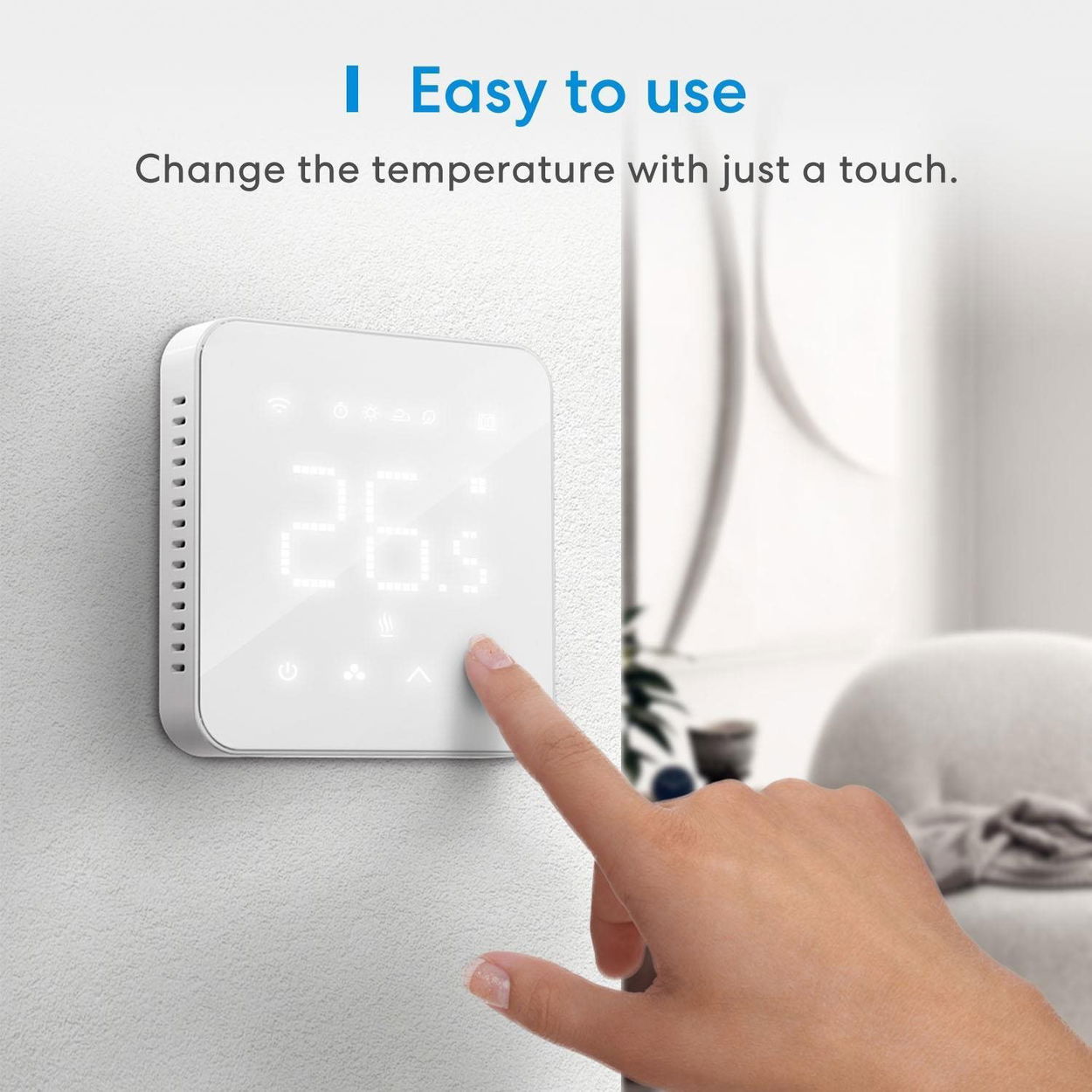 Termostat Meross Smart Wi-FI termostat pro kotel a topní systém