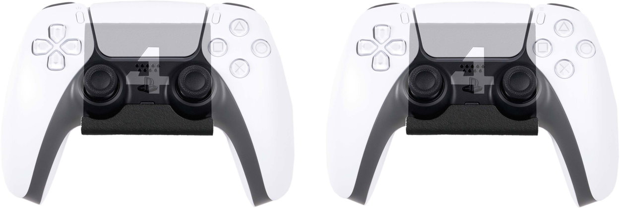 Wandhalterung 4mount Wall Mount for PlayStation 5 Pro Black + 2x Controller Mount