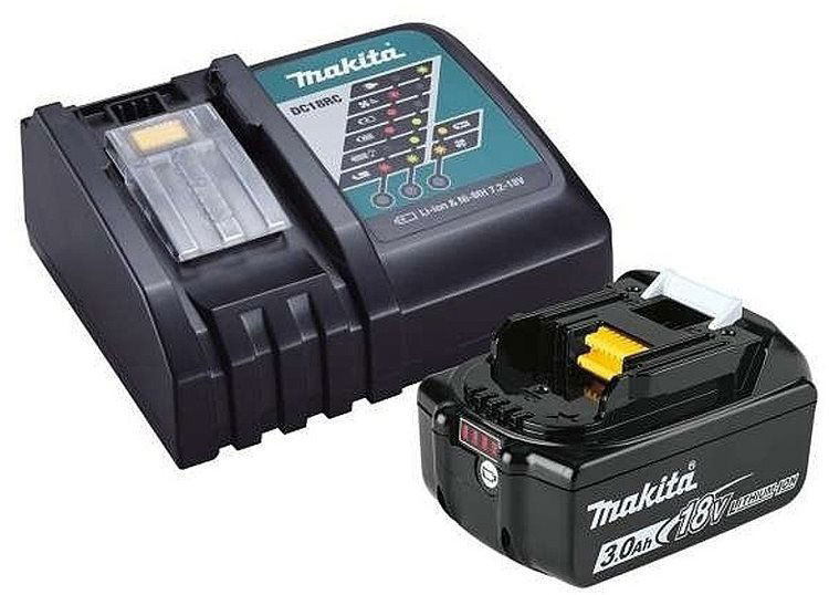 MAKITA Akumulátor 18V LXT 3 Ah BL1830B + rychlonabíječka DC18RC, 191A24-4