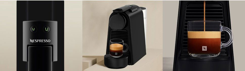 Kávovar na kapsle Nespresso De'Longhi Essenza Black EN85.B