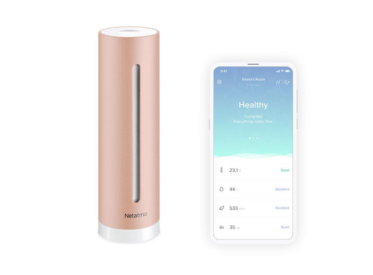 Měřič kvality vzduchu Netatmo Smart Indoor Air Quality Monitor