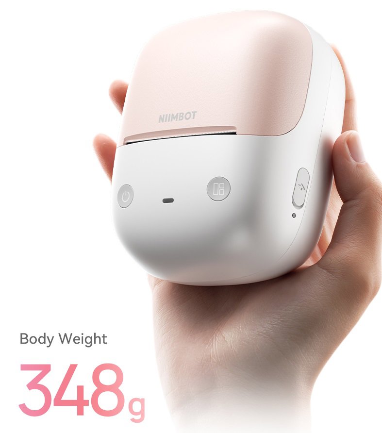 Etikettendrucker Niimbot B2, rosa