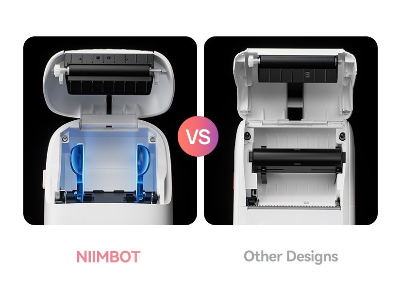 Etikettendrucker Niimbot B2, rosa