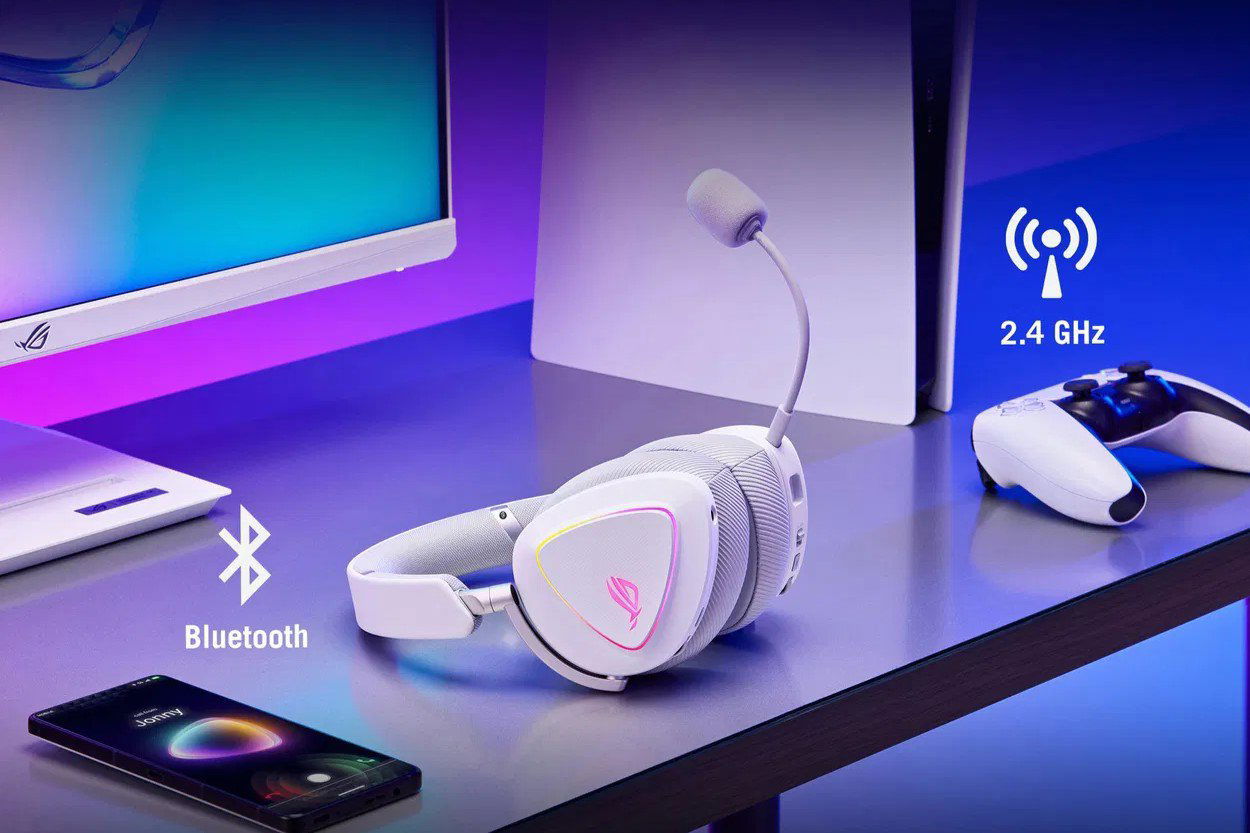 ASUS ROG DELTA II Weißes Gaming-Headset