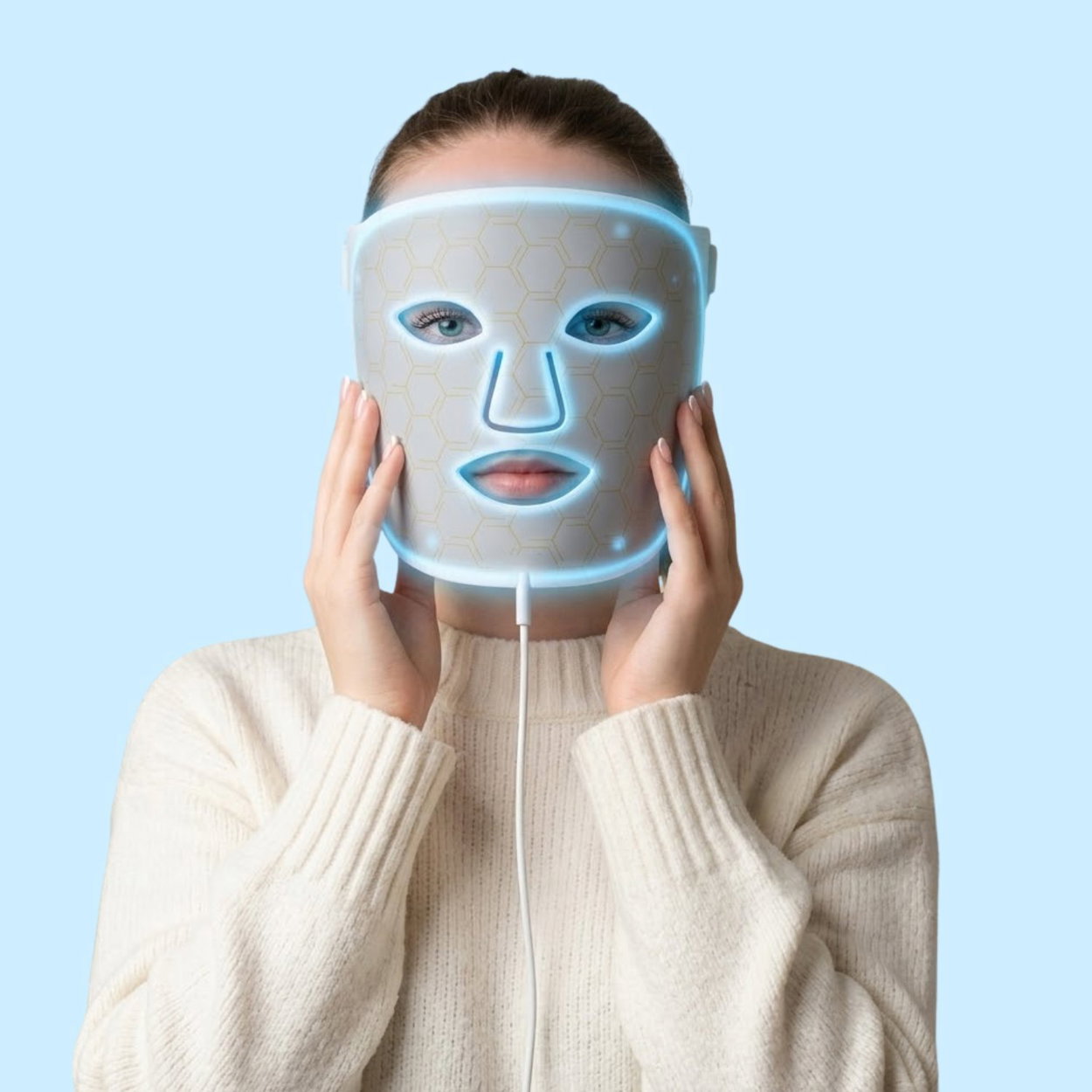 Silicone LED Face Mask with Infrared Light