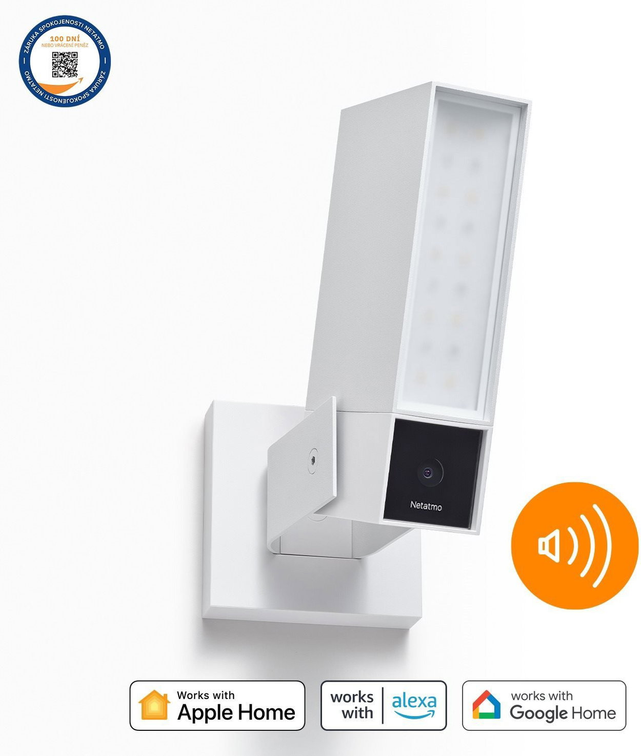IP Camera Netatmo Smart Outdoor Camera with Siren White