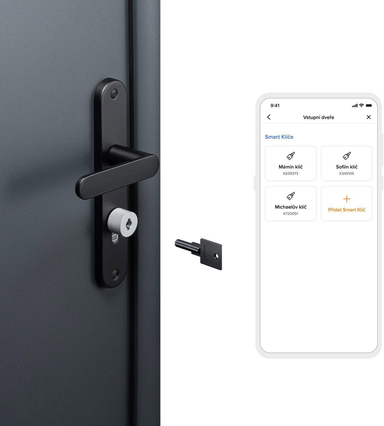 Klíče Netatmo Doorlock kit 1 key