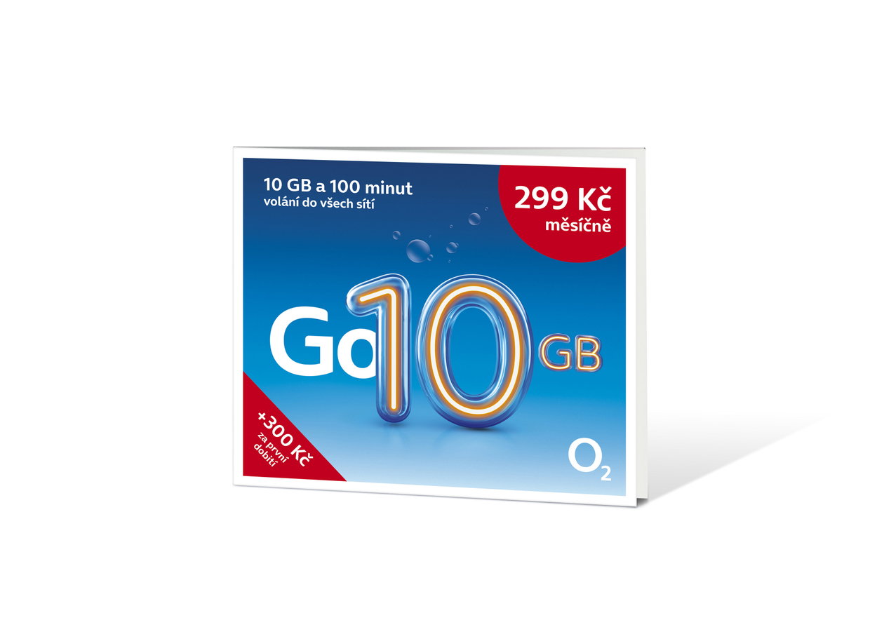 SIM card O2 Prepaid Go 10 GB