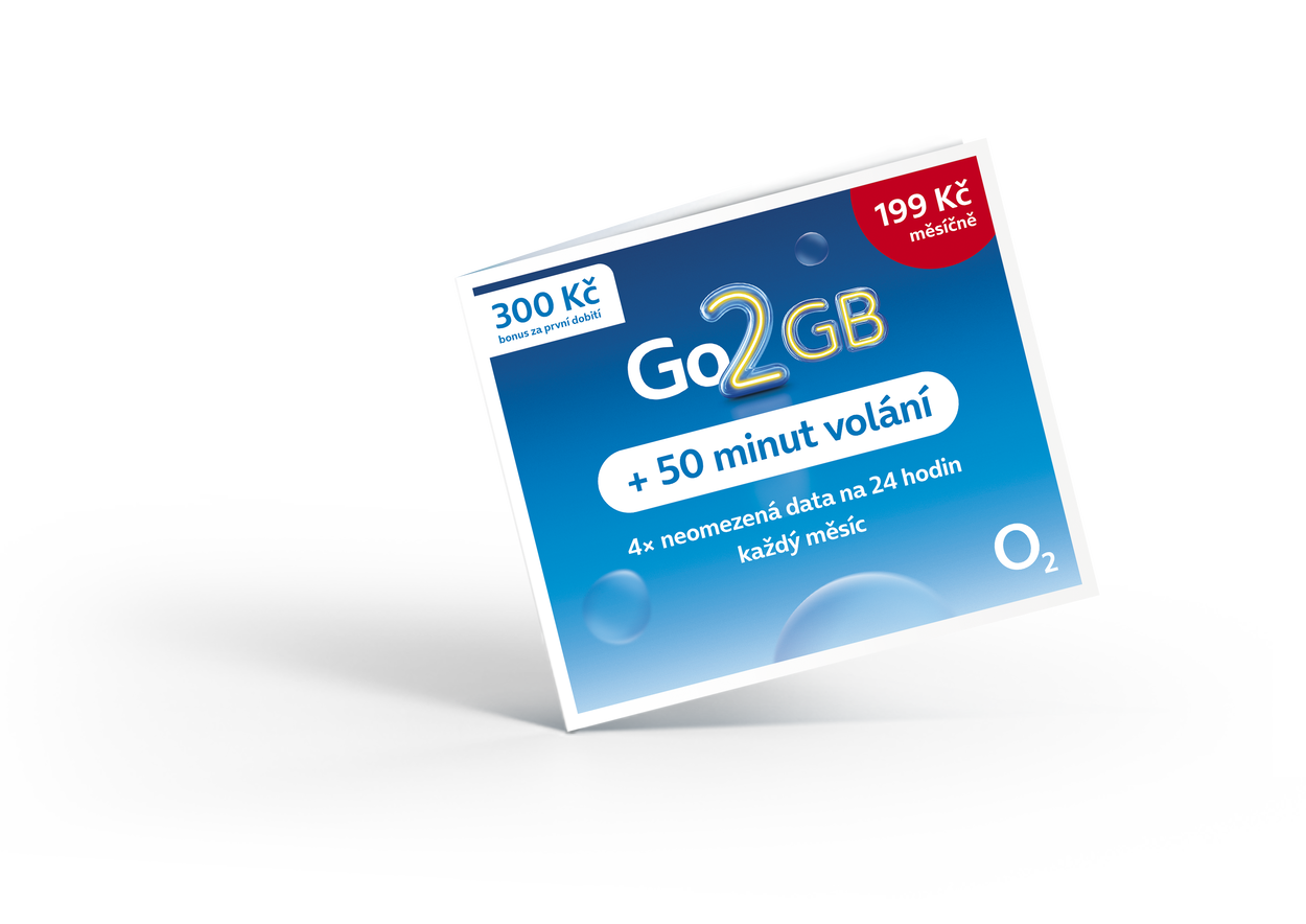 O2 Go 2GB + 50 min SIM Card