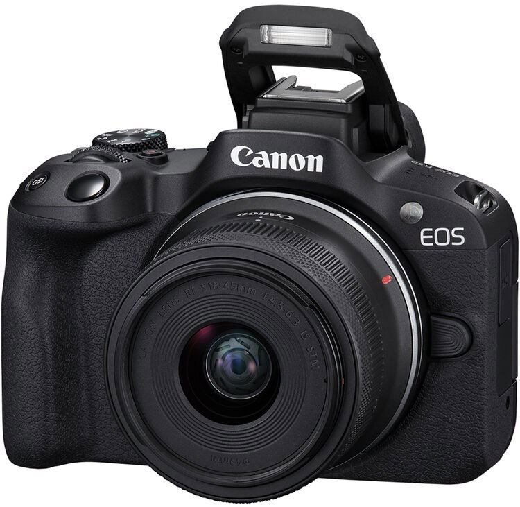 Digitální fotoaparát Canon EOS R50 černá + RF-S 18-45mm f/4.5-6.3 IS STM