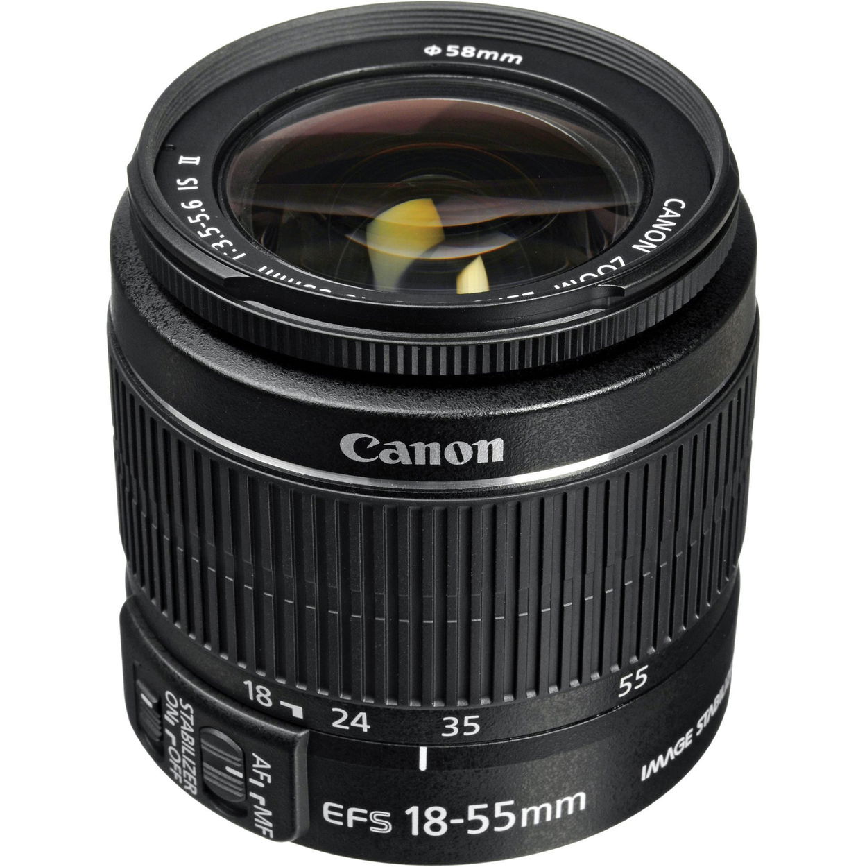 Canon EF-S 18-55mm f/3.5 - 5.6 IS II Zoom černý