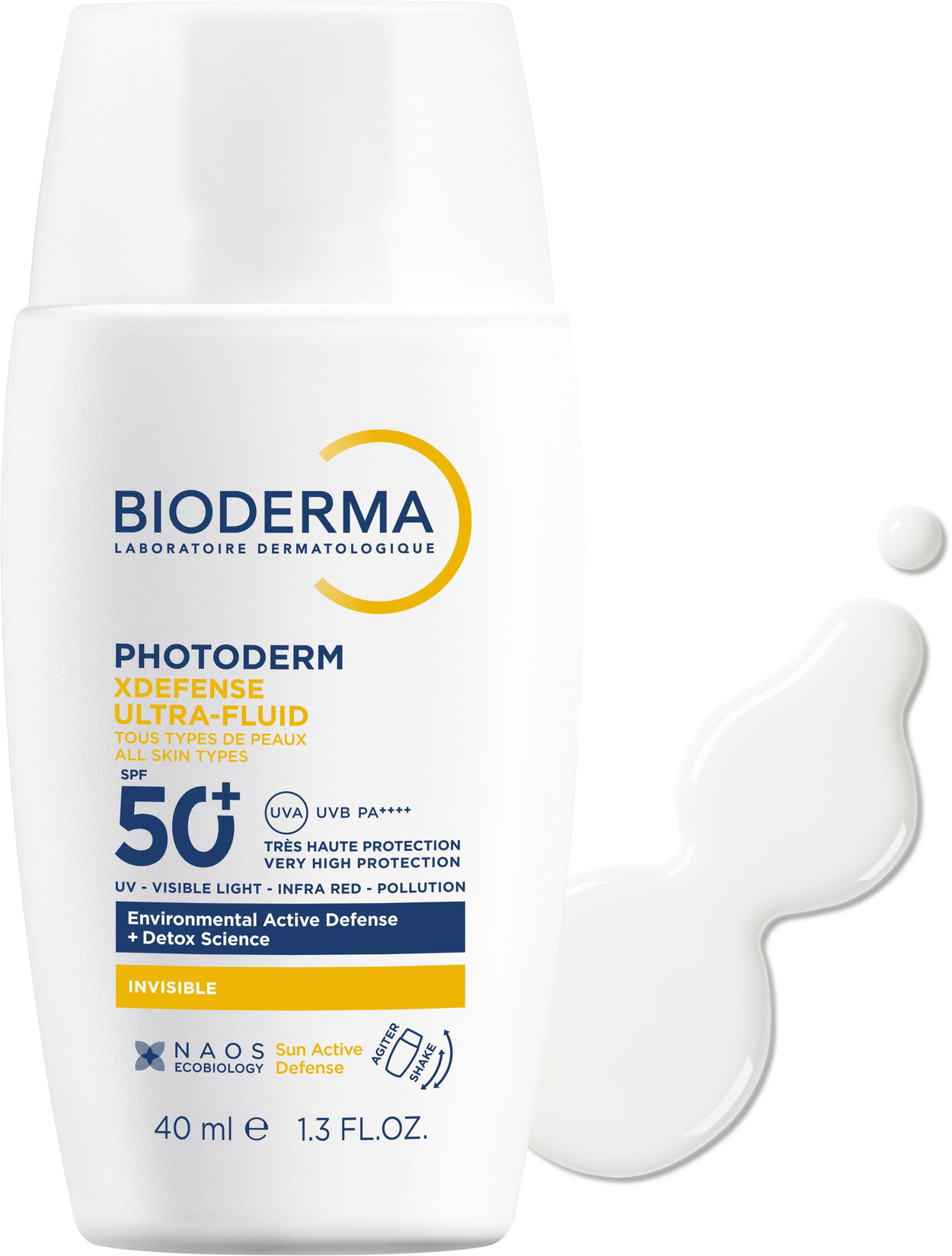 Opalovací krém BIODERMA Photoderm XDefense neviditelná ultrafluidní ochrana SPF 50+