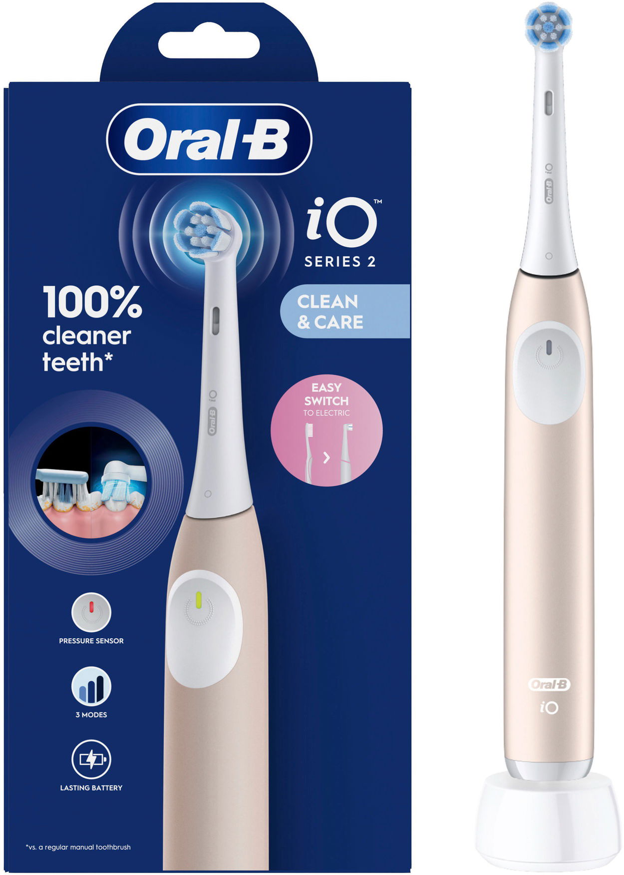 Oral-B iO 2 Calm Pink elektromos fogkefe