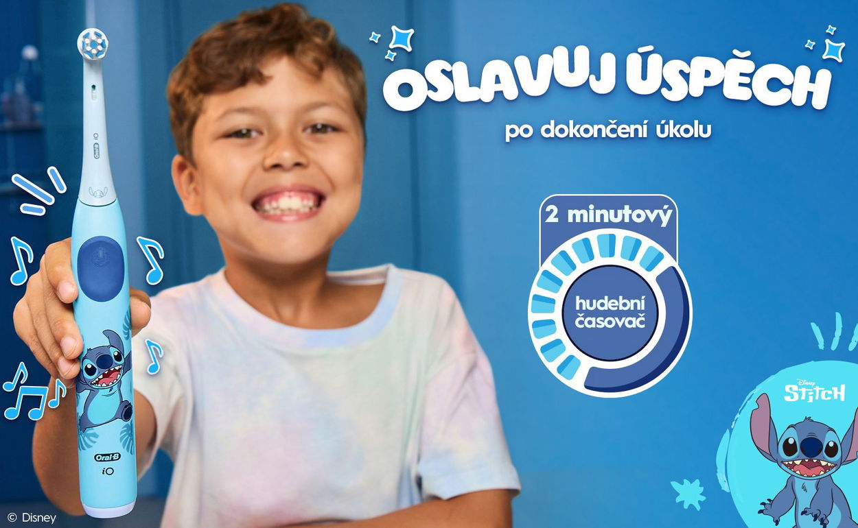 Elektrický zubní kartáček Oral-B iO Kids Disney Stitch