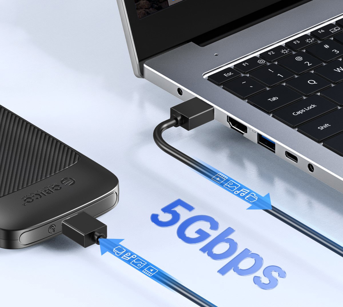 ORICO 2.5__ HDD/SSD Enclosure USB 3.0 Black