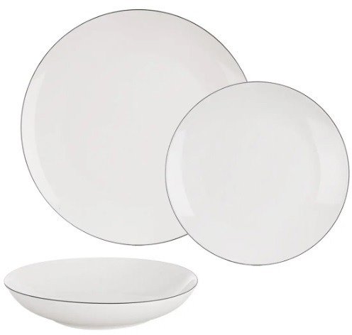 Jídelní sada ORION Sada jídelní Decora kulatá 18 ks porcelán