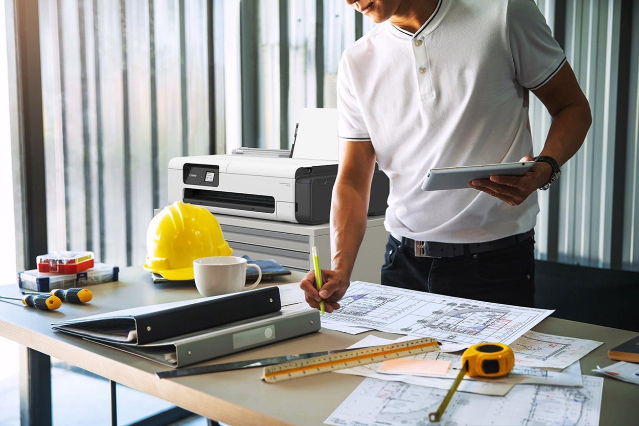 Canon ImagePROGRAF TC-21 Plotter with SD-24 Stand