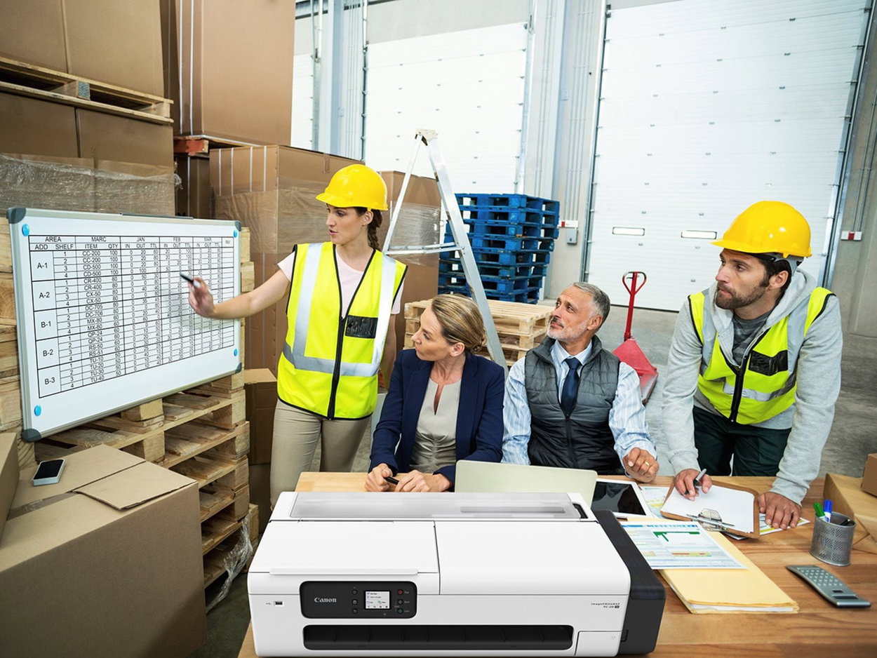 Canon ImagePROGRAF TC-21M Plotter with A4 Scanner and SD-24 Stand