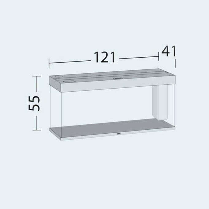 Aquarium set Juwel Rio 240 LED grey
