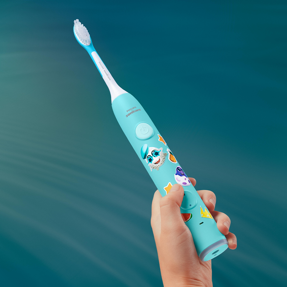 Elektrische Zahnbürste Philips Sonicare for Kids HX6600/13 Schallzahnbürste für Kinder mit Bluetooth