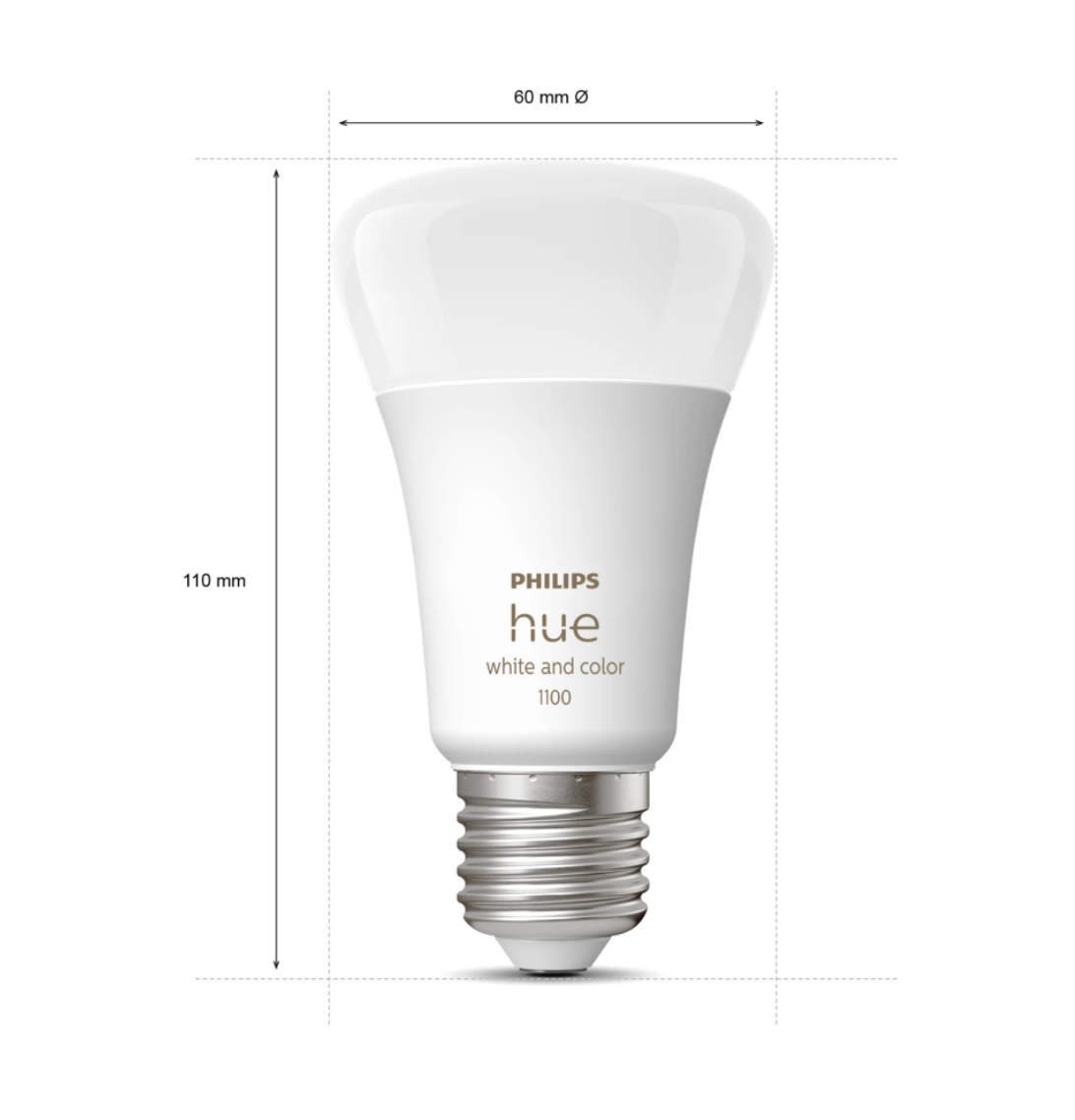 Starter kit Philips Hue LED Basic set of 2 Bluetooth bulbs, Bridge, remote control