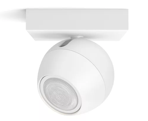 Philips Hue WA Buckram spot LED ceiling light GU10 5W 350lm 2200-6500K IP20 black + controller