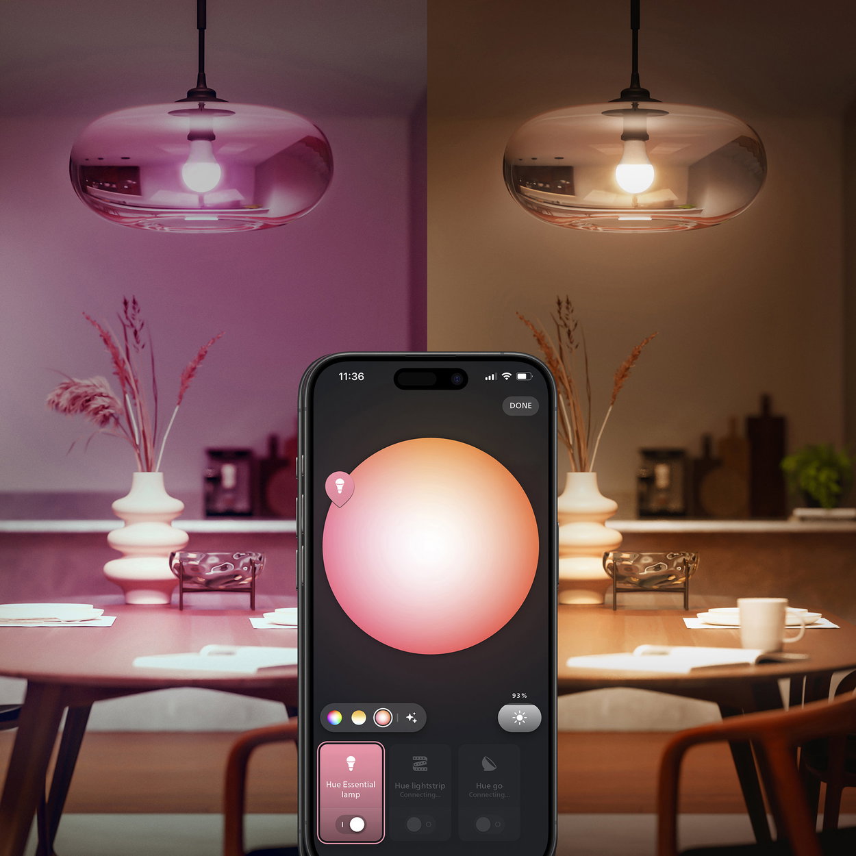 LED bulb Philips Hue Essential White and colour Ambiance 8W 806 E27