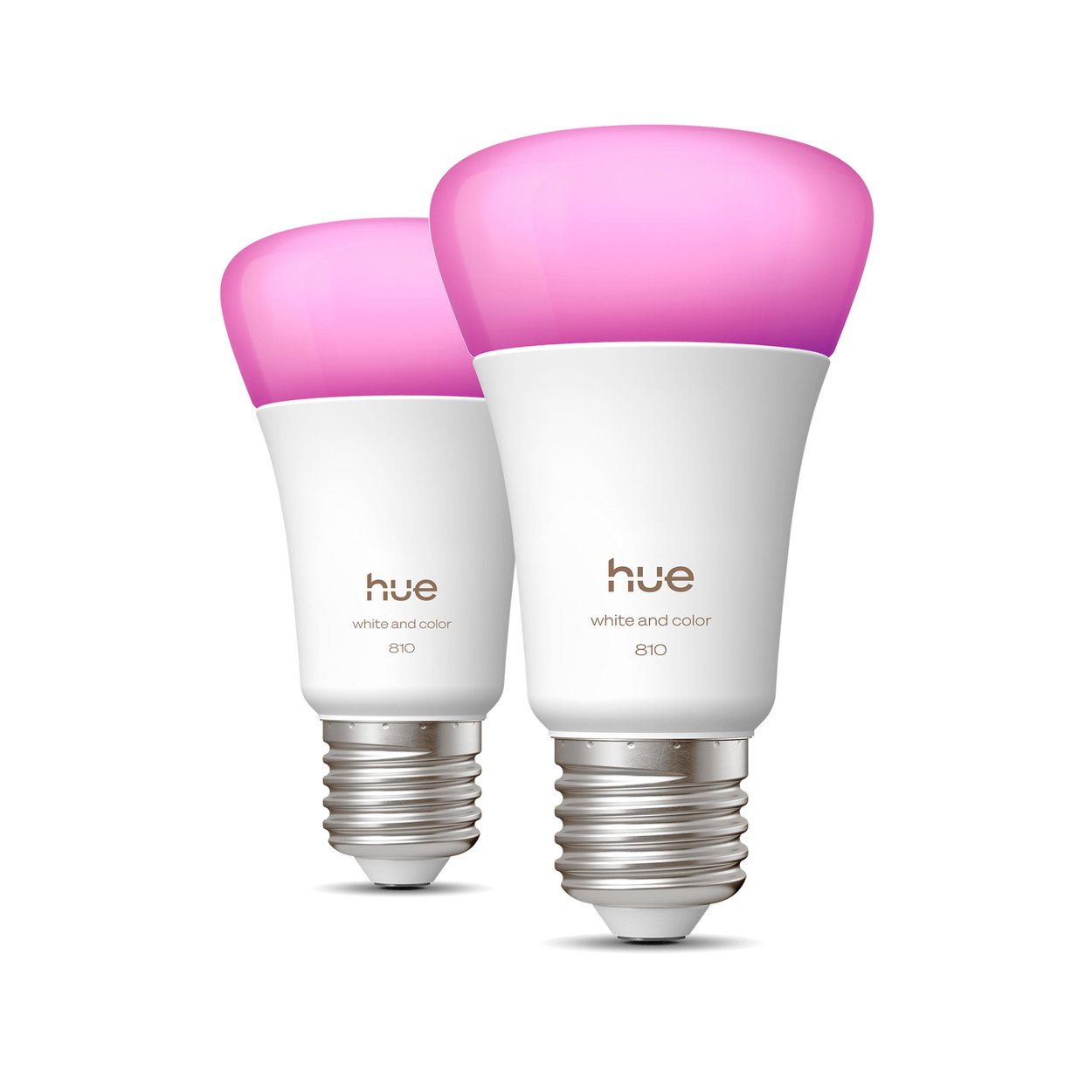 LED bulb Philips Hue White and colour Ambiance 6W 810 E27 2pcs
