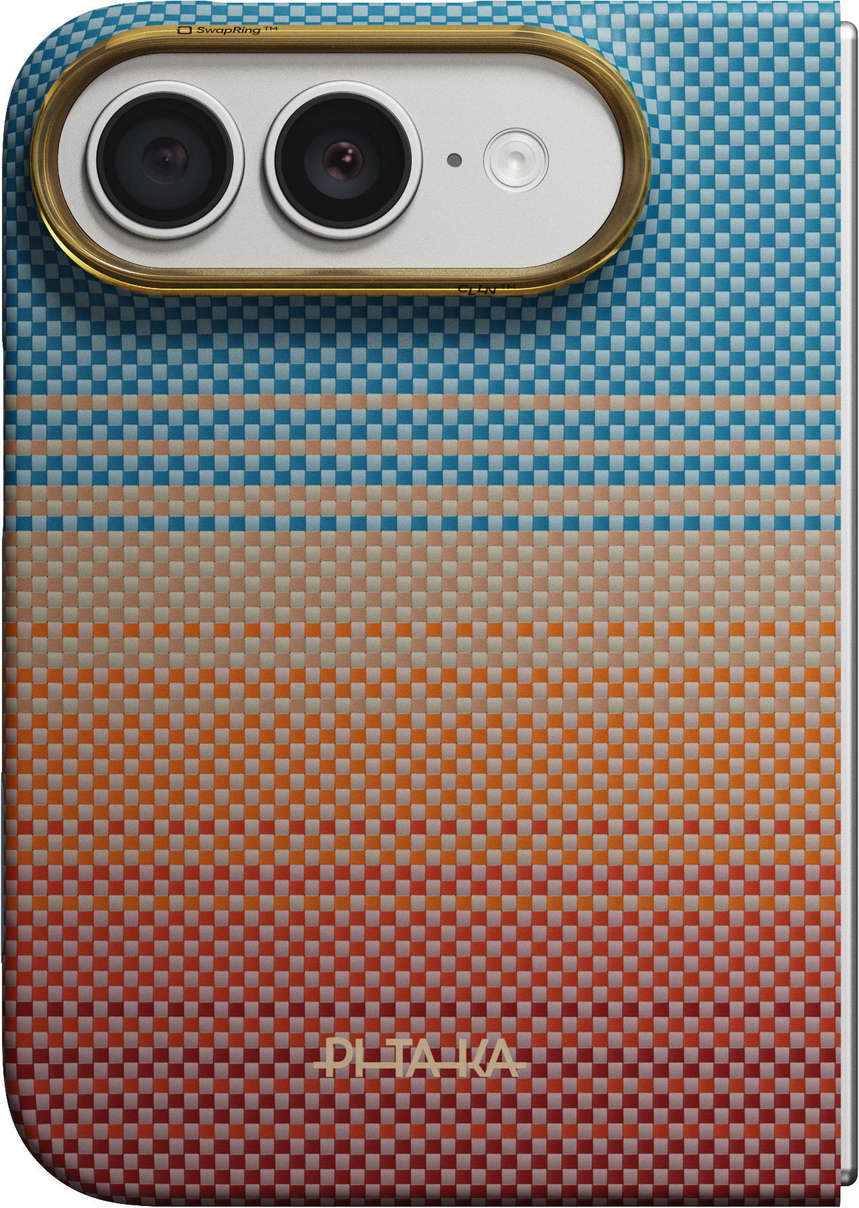 Pitaka Edge Case Back Cover California Dream Sunset 2.0 iPhone Duo phone cover