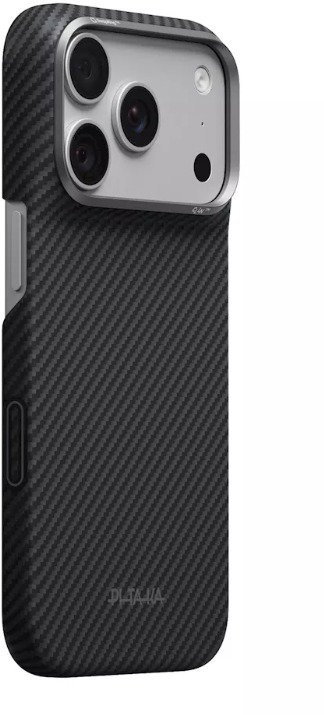 Pitaka Edge Case Black Grey Twill iPhone 18 Pro mobiltok