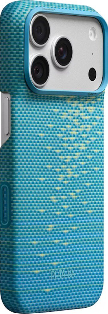 Obal na mobil Pitaka Edge Case Lucid Blue iPhone 18 Pro Max
