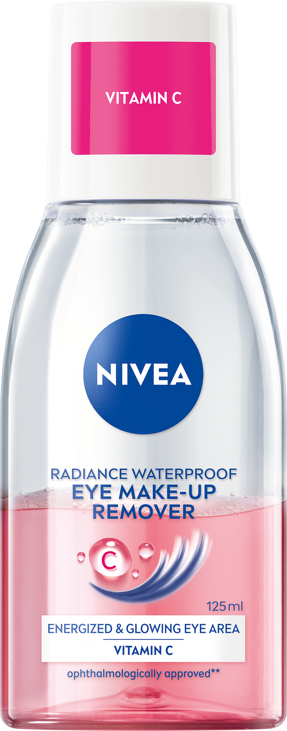 Odličovač NIVEA Daily Essentials Double Effect Rose Eye Make-up Remover 125 ml