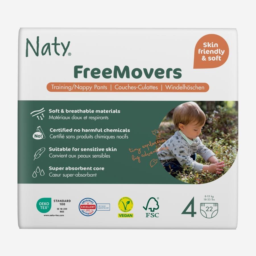 Eco diaper panties NATY Maxi size 4 (22 pcs)