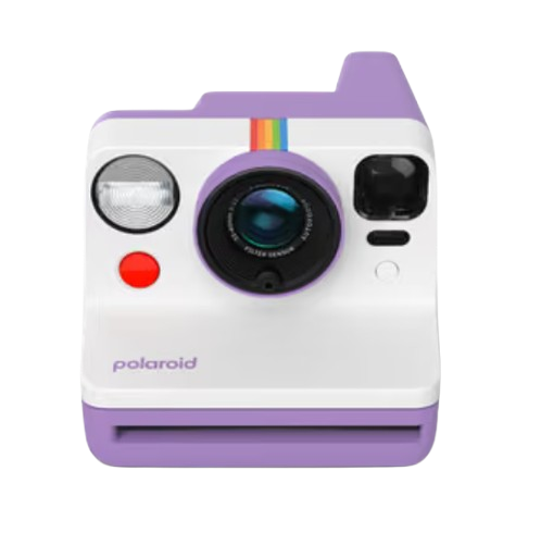 Sofortbildkamera Polaroid Now Gen 3 Purple Set mit Farbfilm (8 Fotos)