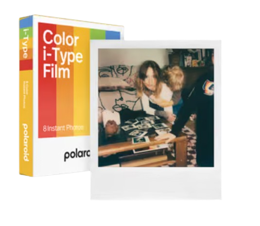 Sofortbildkamera Polaroid Now Gen 3 Purple Set mit Farbfilm (8 Fotos)