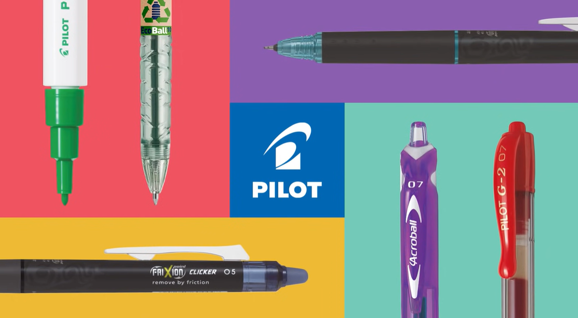 PILOT FriXion Point Clicker erasable pen 05 / 0.25mm, blue, 3 pieces