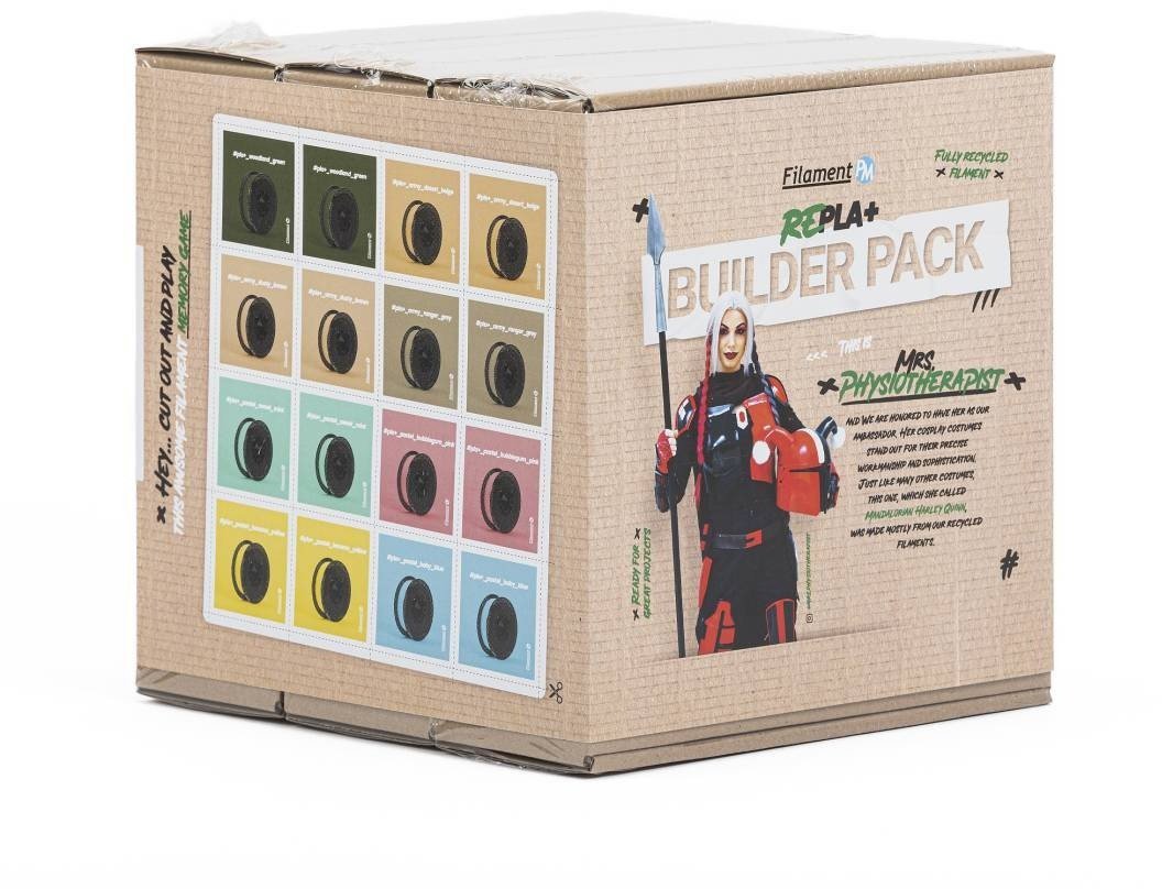 Filament Filament PM 1,75 RePLA Builder Pack 3x1 kg