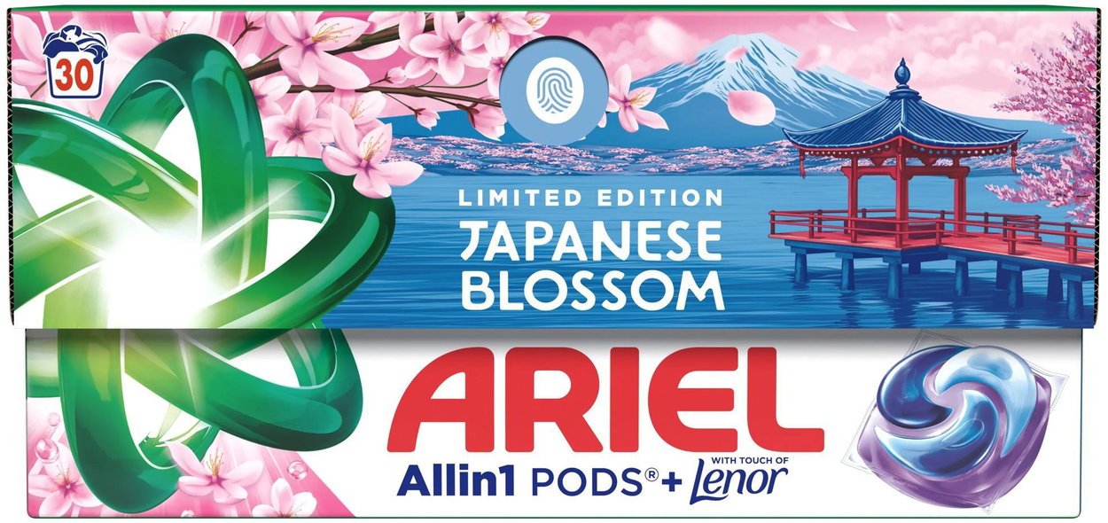 Washing capsules ARIEL Japanese Blossom 30 pcs