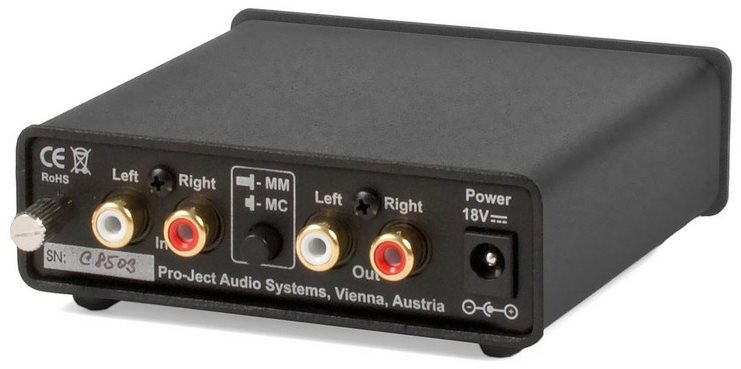 Predzosilňovač Pro-Ject Phono Box čierny