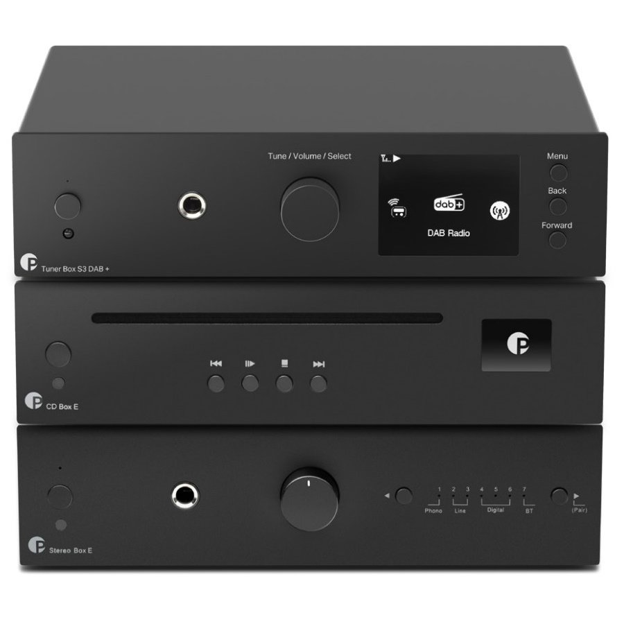 Pro-Ject Stereo Box E hi-fi amplifier, black