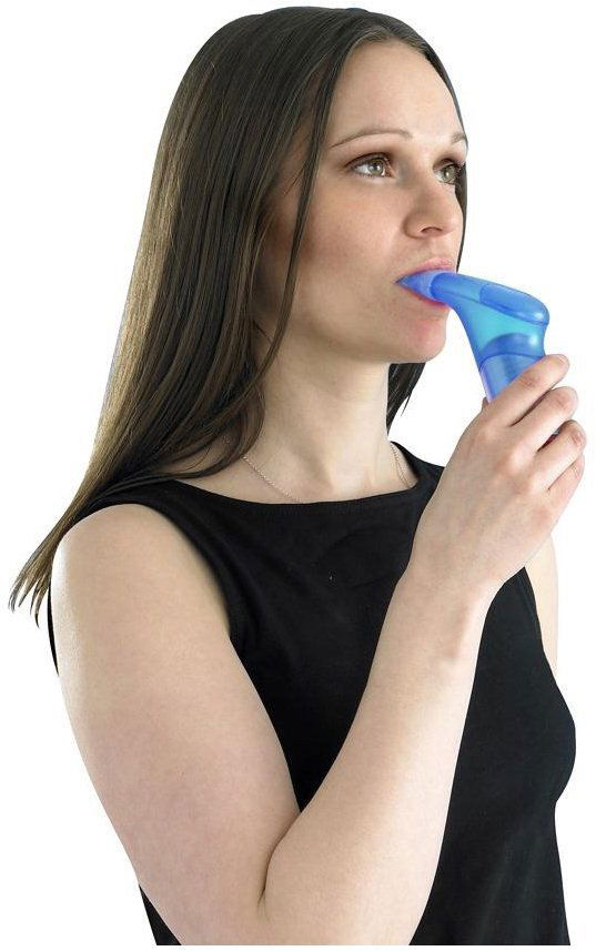 Trenažér POWERbreathe PLUS Medium, modrý
