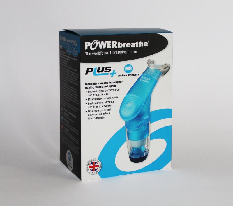 POWERbreathe PLUS Medium, modrý