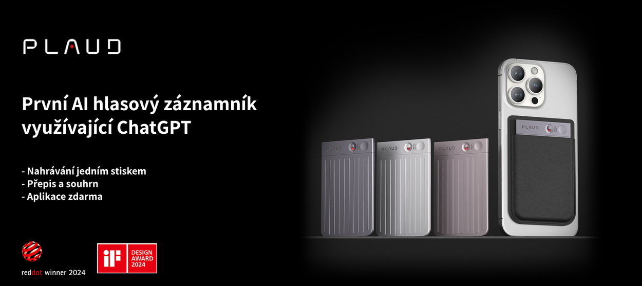 Diktafon Plaud Note Black AI